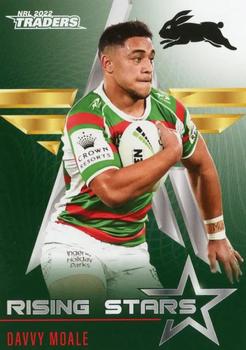 2022 NRL Traders - Rising Stars #RS35 Davvy Moale Front
